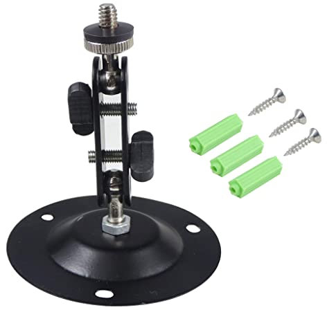 FEICHAO Wandhalterung 1/4 Schraube Dual Kugelkopf Magic Arm Adapter für Projektor Monitor Kamera Anschluss Zubehör (Typ B)