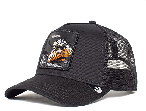 Goorin Bros. Unisex-Erwachsene The Farm Original Seasonal Snapback Trucker Hat for Men and Women Baseballkappe, Schwarz (Maambaa), Einheitsgröße