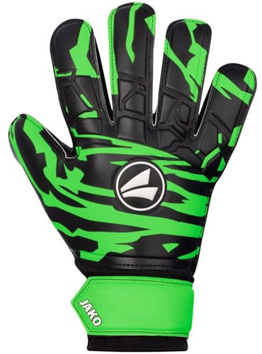 JAKO Kinder Torwarthandschuhe Animal Basic Junior RC 2590 Neongrün/Schwarz 6