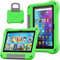 Fire HD 8 Tablet Case for Kids, Amazon Kindle Fire HD 8 & 8 Plus Tablet (2024/2022/2020 Release,12th/10th Generation) Shock-Proof Protective Back Cover Cases with Foldable Stand Holder,Green