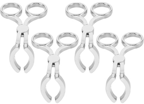 OATIPHO Herramientas para Quitar Lentes de Contacto Invisibles Portátiles 4 Piezas, Aplicadores Pequeños Reutilizables de Metal Plateado, Accesorio Seguro para Uso Diario y Viaje