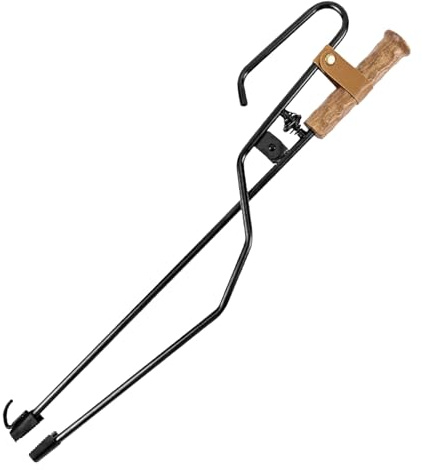 Pinza Per Legna Per Braciere - Pinze Per Caminetto E Asta Di Soffiaggio Inze Multifunzionali Per Falò Con Attizzatoio | Pinze Per Legna Da Ardere Per Utensili Per Caminetti Da Esterno | Per