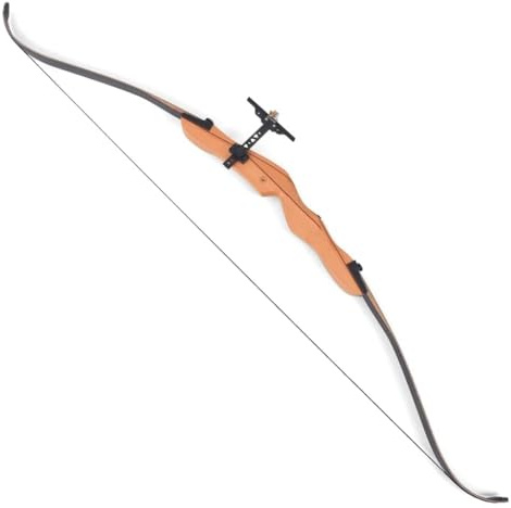 Kaloriko Arc Classique pour Adulte 68 Pouces 32 LB Bois avec viseur, stabilisateur, Corde réglable et carquois pour tir de Loisir, entraînement et compétition en extérieur
