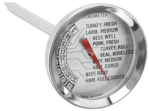 Judge TC64 Stainless Steel Meat Thermometer Probe, Centigrade 54° to 88°C or Fahrenheit 130° to 190°F