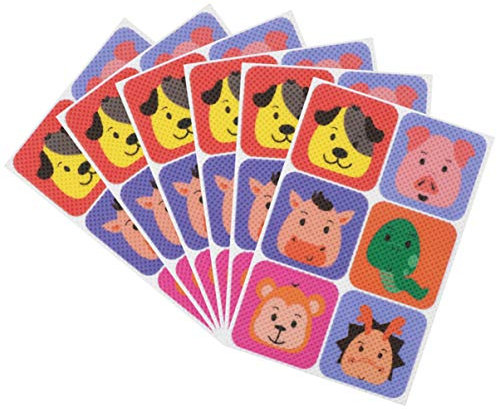 SUPVOX 36 Pezzi Adesivi Anti-Zanzare per Bambini e Adulti - Cerotti Repellenti Naturali a Forma di Cartone Animato - Applicazione su Pelle e Vestiti - Ideali per Estate, Campeggio e Viaggi (Animali)