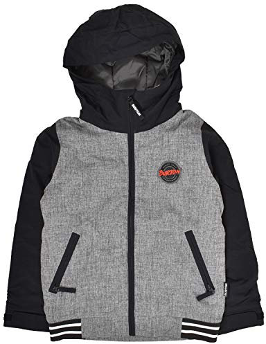 Burton Game Day Giacca da Snowboard, Bambino, Heather Bog/True Black, M