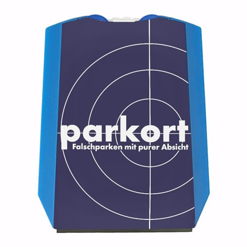 Parkort parkeringsskiva med rolig kriminparodi som motiv och 2 kundvagnschips, falsk parkering med ren avsikt, rolig för shopping med bilshoppingframsidan enligt StVO