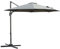 Outsunny Ampelschirm, achteckig, neigbar, 360° drehbar, mit Kreuzfuß, 8 Kurbel inklusive, Gestell aus Aluminium, Durchmesser 3 x 2,5 m, dunkelgrau