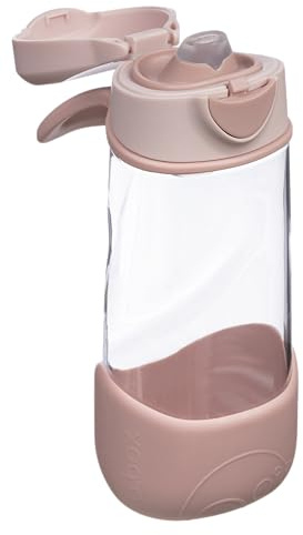 b.box Sport Trinkflasche | Griffige, Auslaufsichere Wasser- und Trinkflasche Kinder | Cooles, Modernes Design | Neigen und Trinken | 450 ml