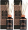 Tesori d'Oriente Hammam Raumduft mit Stäbchen 2x200ml – Orientalische Duftstäbchen für Zuhause – Raumduft Set fürs Bad & Wohnzimmer – Tesori Raumduft