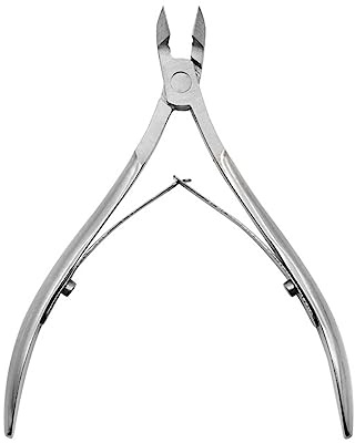 Tijeras para cutículas de acero inoxidable, herramientas de manicura y pedicura, tijeras para piel muerta, pinzas de diseño ergonómico dorado/plateado/arco iris