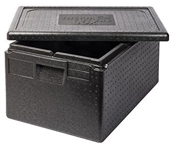 Thermo Future Box GN 1/1 Premium Thermobox Kühlbox, Transportbox Warmhaltebox und Isolierbox mit Deckel,46 Liter 60 x 40 Thermobox,Thermobox aus EPP (expandiertes Polypropylen)