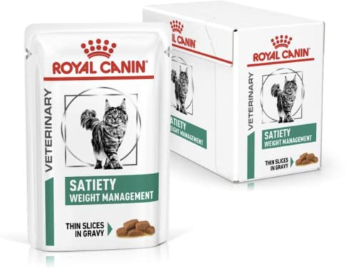Royal Canin Veterinary Diet Feline Satiety Weight Management Wet Cat Food - 48 x 85g