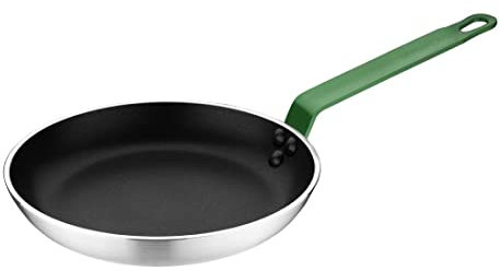 VOGUE FB471 - Padella antiaderente in alluminio teflon, capacità 1,4 l, 40 x 240 mm, colore: Nero/Argento