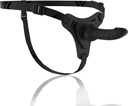 Dildo con cinturino BDSMJOY, Strap-On per donne, Pene con cinturino per donne e uomini, Strap-On per coppie, Dildo con Giocattoli sessuali lesbici,Giocattoli sessuali