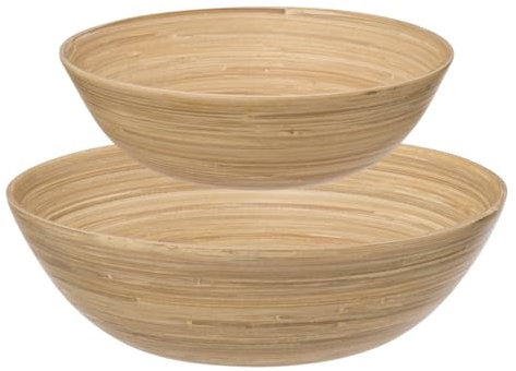 5five - 2 ensaladeras 25 30cm bambú