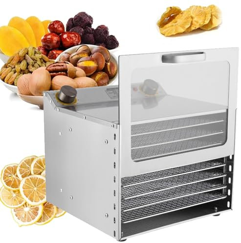 Lyophilisateur 400 W, lyophilisateur 6/8 couches, minuterie 0-12 heures, température 30-90 ℃, déshydrateur alimentaire pour fruits, légumes, viande et fruits de mer,8Layer