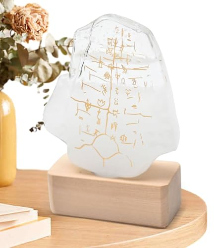 Oracle Weather Predictor Storm Glass Style - sellado, lectura estética, reacción al cambio climático, aspecto místico | Estación meteorológica decorativa para interiores, ciencia y