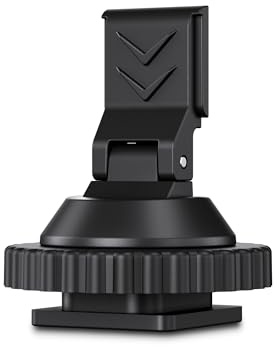 JJC Kaltschuh- und Mikrofon-Halterungsadapter für DJI Mic Mini-Kamera-Halterungsadapter – Kamera-Blitzschuh montiert, mit 1/4-20 Stativgewinde