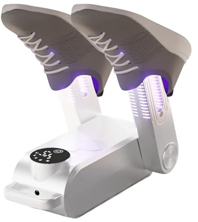 Secador de Zapatos - Calentador Multifuncional Eléctrico Desodorizante para Botas - Secadora con Función Húmedo/Seco para Accesorios, Ropa y Calzado