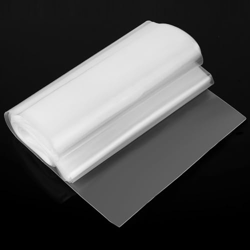 Rännslang, 20 cm x 10 m Avloppsrör Fallrör, LDPE Slangfilm Transparent Regnrännslang, Flexibel Avloppsslang för Rännor och Fallrör