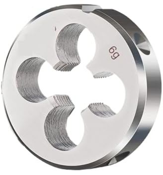 HKEJSJWA Filière M15-M20, filière métrique à Droite en Acier allié, Outils de Coupe for Filetage de métaux(M18x2.5)