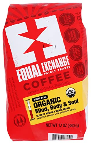 EQUAL EXCHANGE COFFEE WHLBN MIND BODY SOUL 12OZ