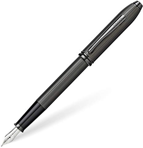 Cross Townsend Matt Black Limited Edition F Nib Fountain Pen with Luxury Gift Box
