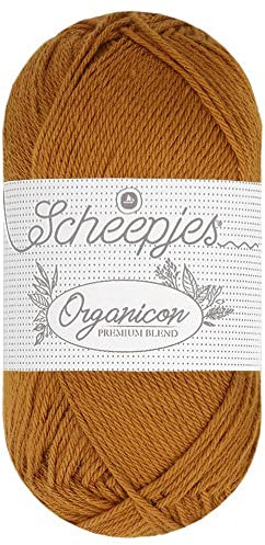 Scheepjes - Scheepjes 236 Mild Senf Organicon Garn - 5x50g