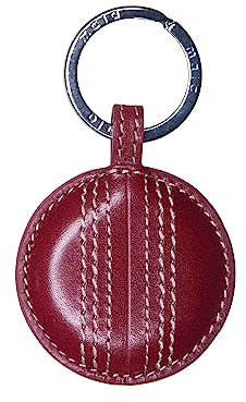 Mala läder Edgbaston Cricket Ball nyckelring – handsydd – presentförpackning