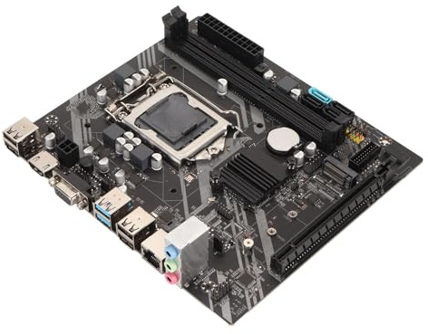 Placa Base para Juegos B75, Placa Base ATX LGA 1155, DDR3 de Doble Canal, SATA3.0 4GB por S, PCIe X16, NVME M.2, 4xUSB2.0, 2xUSB3.0, HDMI, VGA, RJ45
