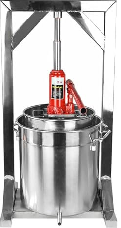 TAIPINGOZ Torchietto, ​Torchio per Frutta​ Pressa per Bacche Pressa for Frutta Pressa for Vino Acciaio Inox 12 L, Pressa for Frutta Pressa for Bacche Pressa for Verdure Pressa for Alimenti