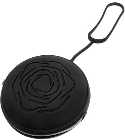 Baluue Återanvändbar Silikonförvaringsbox för Menskopp och Lätt att Bära Resebox med Mjuka Kanter Enkel att Öppna och Rengöra Praktisk för Dagligt Bruk och Resor Svart Design