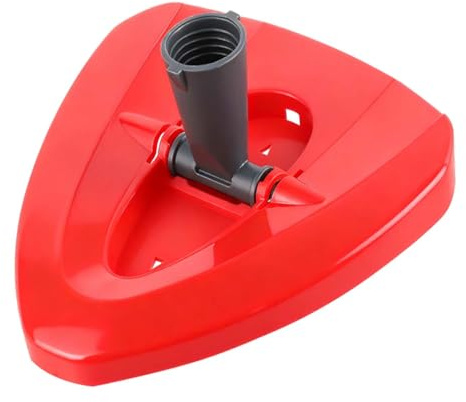 CDDCWZ 1 Stück Rot Wischmopp Ersatzkopf Kompatibel,Spin Mop Zubehör,für Vileda Turbo EasyWring 2-in-1 Rotierende Dreieck Mop Kopf Abdeckung Ersatz