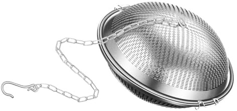 HOODANCOS Colador de Especias de Acero Inoxidable 8 CM Infusor de Té y Filtro para Sopa Multifuncional Cesta para Condimentos Cocina y Preparación de Guisos
