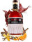 RATU Spiced Rum Spirituose | 700ml Brauner Rum von den Fidschi-Inseln | 5 Jahre gereifter dunkler Rum aus Hand geernteten Rohrzucker und reinem Quellwasser | 40 % Rum mit Orange, Zimt & Vanille