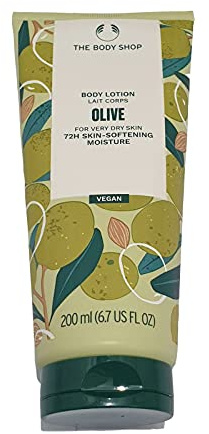 The Body Shop Olive Body Lotion für sehr trockene Haut, 72 Stunden Hautpflege, feuchtigkeitsspendend, vegan