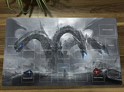 Mlikemat New Duel Playmat Cyber End Dragon TCG CCG Trading Card Game Mat + Free Bag…