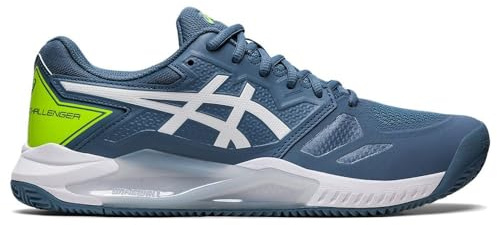 Asics 1041A221 - Gel-Challenger 13 Clay 400 Steel Blue/WH Midnight/Silver Gr. 11,5