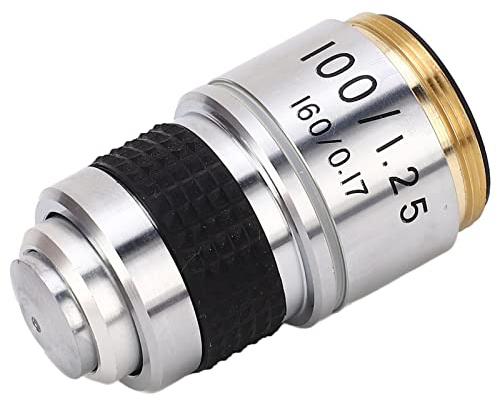 Lentille de Microscope, Taille RMS Objective du Microscope 100X Portatif pour la Construction