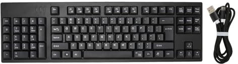 Tastiera per Mancini, Layout Ergonomico, 109 Tasti, Micro USB, Tastiera Plug and Play per la contabilità 'ufficio