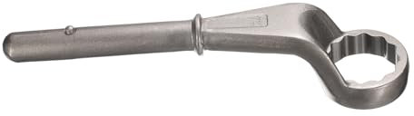 sourcing map Llave de mango tubular de extremo de caja compensada CR-V de 1-11/16 pulgadas, llave Torx de extremo único de 12 puntos, llaves tubulares de cuello alto para apretar, quitar tornillos y