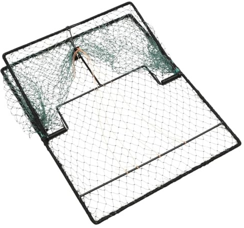 Gecheer Trampa para pájaros Acero Verde 50x40 cm,Red de Captura de Aves,Control de plagas,Malla de Trampa Viva Humana para gorriones