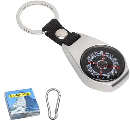 Brújula de aluminio – Brújula impermeable para exteriores, camping y aventura – Original