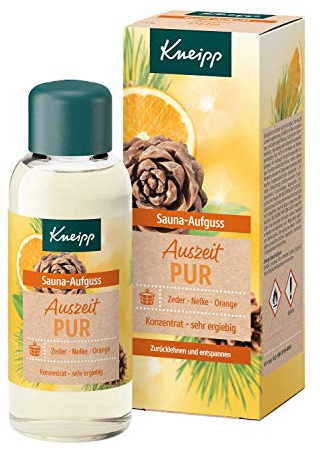 Kneipp Sauna-Aufguss Auszeit Pur Zeder, Nelke & Orange, 1er Pack (1 X 100 Ml)