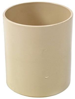 - Gouttière PVC 25 demi-ronde - Manchon PVC pour tube de descente Ø80 - sable