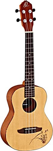 Ortega Guitars Tenor Ukulele Akustisch – Bonfire Series – Fichte, Sapele, Natur (RU5-TE)