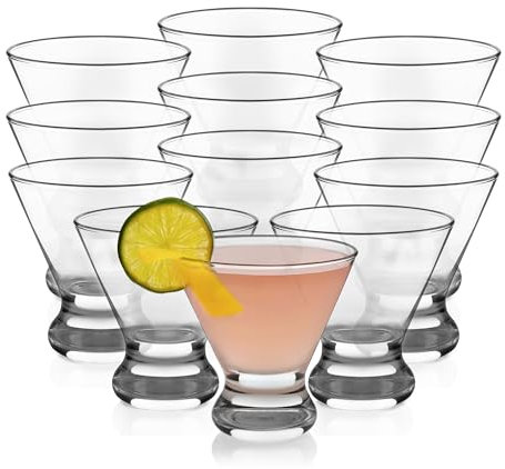 Libbey Cosmopolitan Lot de 12 verres à cocktail/martini 235 ml