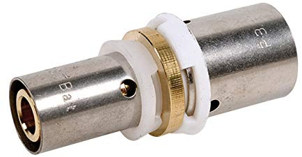 Raccord PER droit réduit à sertir Ø 12 16 mm PB tub