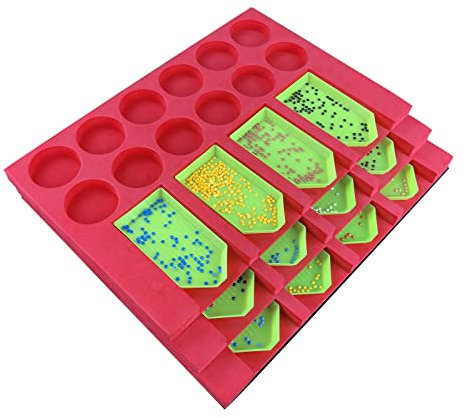 5D Diamond Painting Tray Organizer, DIY Diamant Malerei Tools für Erwachsene, Diamond Arts Zubehör-Kit mit 12 Steckplätzen für Bohrschalen